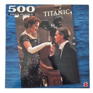 Titanic Movie Poster 500 Piece Puzzle By Mattel 1998 Sealed